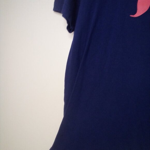 Netflix Stranger Things Shirt Women M Scoops Ahoy Short Sleeve Sailor Blue Red - Picture 6 of 14